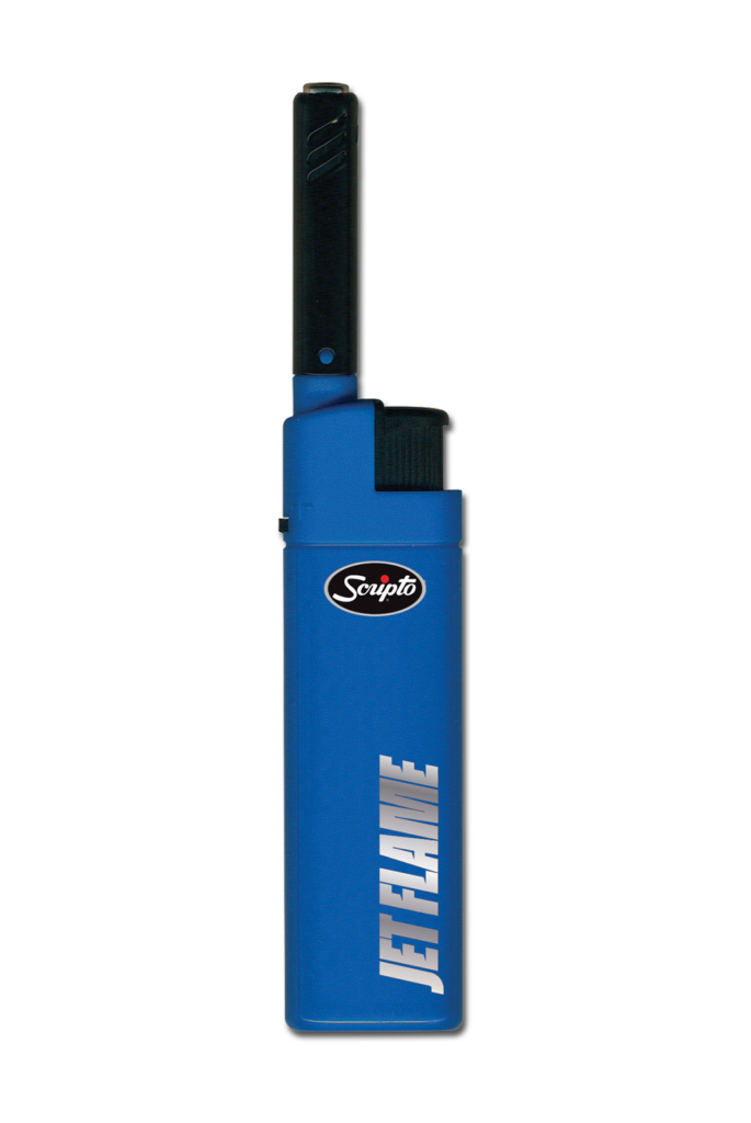 Blue Scripto Hybrid Jet Flame lighter